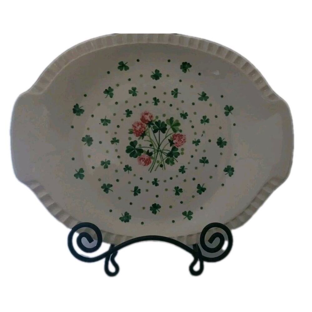 Vintage Harmony House China Lucky Clover 12" Oval Serving Platter- Replacement
